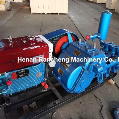 Krachtige 100mm slag modderpomp met 65mm cilinder en 28 pk motor