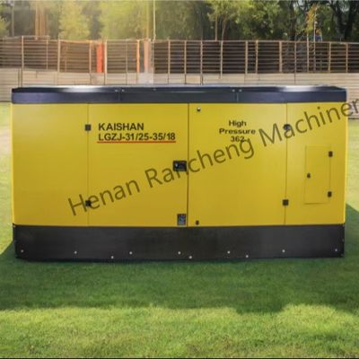 25 bar 1107 cm3 Diesel schroef luchtcompressor voor waterput met 400 pk Yuchai