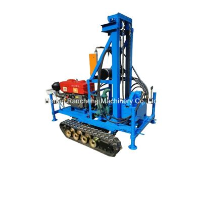 Compact Crawler 150m Deep Water Well Drilling Rig Machine