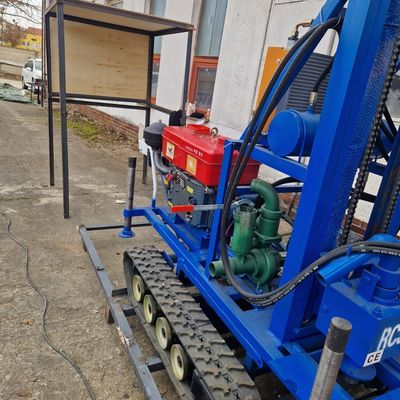 160 m draagbare waterputboring machine aangedreven door 35 pk motor