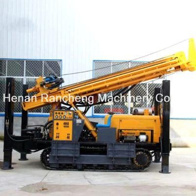 Dieselmotor Multifunctioneel waterputboringssysteem Crawler gemonteerde machines met 118 kW Yuchai-motor