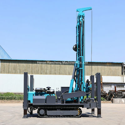 RCF280C Staal Crawler Water Well Drilling Rig Machine 280m Diepte Ondergrondse Boring Hole Drilling Rig