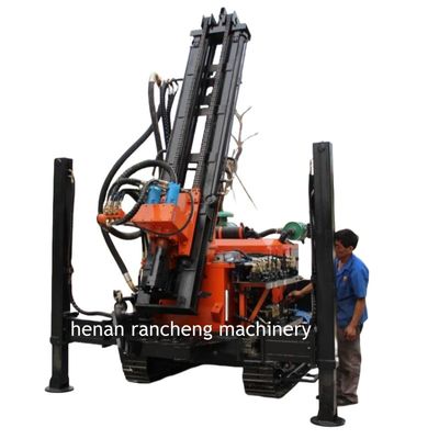 180m Deep Rock RCF180C Crawler Moving Multifunctional Water Well Drilling Rig In Stock