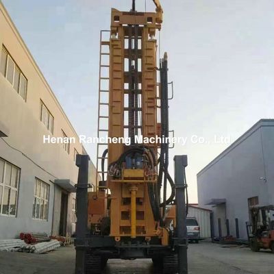 Hydraulische boormachine met kruiper 1000 m pneumatische boorput met dieselmotor