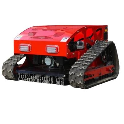 Crawler-type vierwielige hybride grasmaaier met afstandsbediening (benzinemotor + elektromotor)