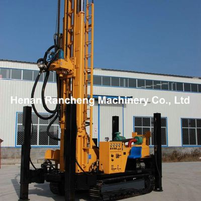 400 m boorgediepte Pneumatische DTH-crawlerboormachine voor waterputboormachine aangedreven door dieselmotor