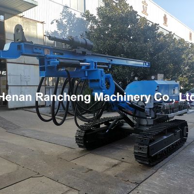 60-80m diepte crawler hydraulisch DTH boorapparaat zowel roterende boor als rammen