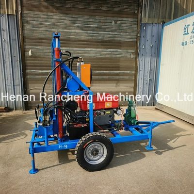 150m DTH Hydraulische waterput boormachine Draagbare pneumatische aanhangwagen Gemonteerde boormachine