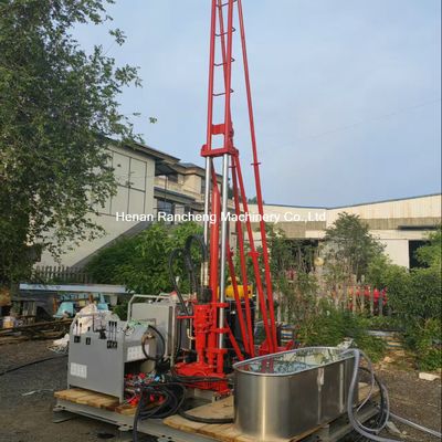100-240 RPM Lier nominale rotatiesnelheid Small Core Drilling Rig 96L/Min Hydraulisch systeem Nominale stroom
