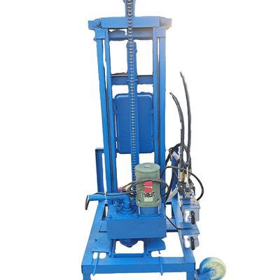 100 m diep elektrisch draagbaar waterputborrig met 22 pk motor 40 kg maximale belasting