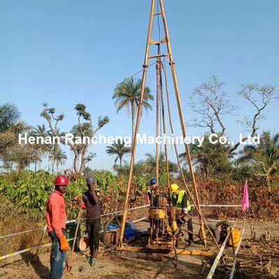 200m Depth Hydraulic Small Borehole Drilling Rig Mutil Functional 90°～75° Drilling Angle