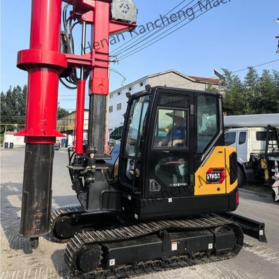 10m diepte Mini Hydraulisch Rotary Piling Rig Kubota Diesel Motor 9.3T Gewicht