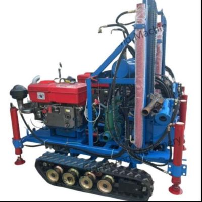 Kleine hydraulische boorcilinder 160m diepte waterboor machine rupsband gemonteerde waterput boorinstallatie