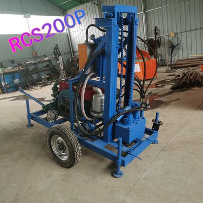 150m 16.2Kw Diesel Volautomatische Schroefdraad Draagbare Waterput Boormachine