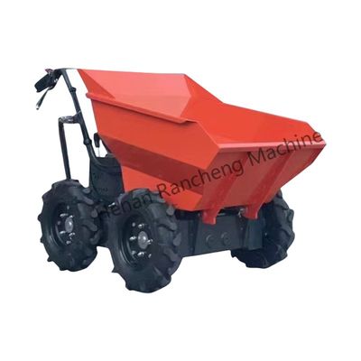 6.5 pk gas aangedreven mini dumper truck voor 300 kg lading met 4WD