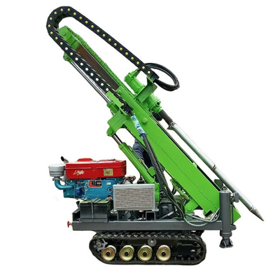 Rubber Crawler gemonteerde zonne-pylenchauffeur 25 pk Dieselmotor 30m Piling diepte