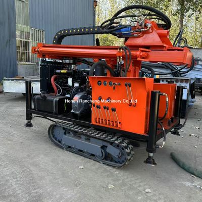 Maximale diepte 200m RCS200C Rubber Crawler Small Water Well Drilling Rig Machine