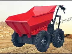 Benzine Aangedreven Kruiwagen Mini Dumper Truck Voor 300kg Belasting Met 6.5PK