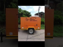 KSCY-400/14.5K 400cfm Diesel Draagbare schroef luchtcompressor met Cummins motor